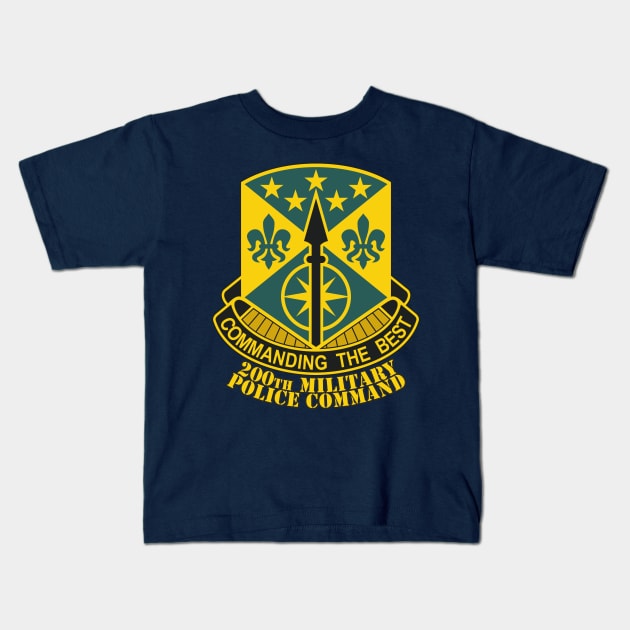 200th Military Police Command Kids T-Shirt by MBK